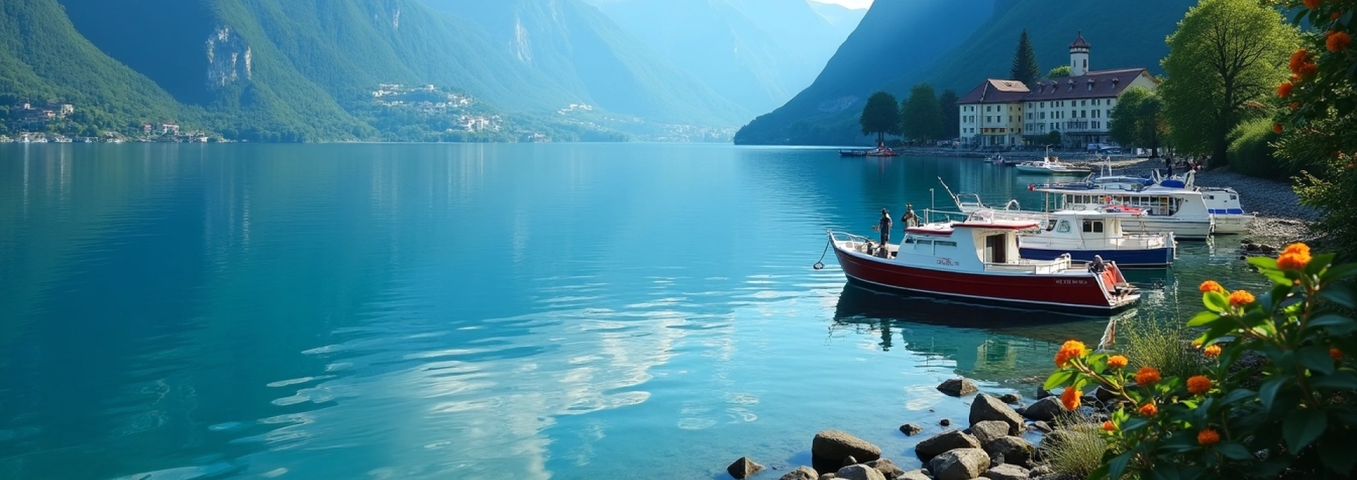 Hôtel au bord du lac d'Annecy